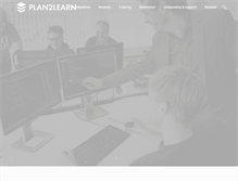Tablet Screenshot of plan2learn.dk